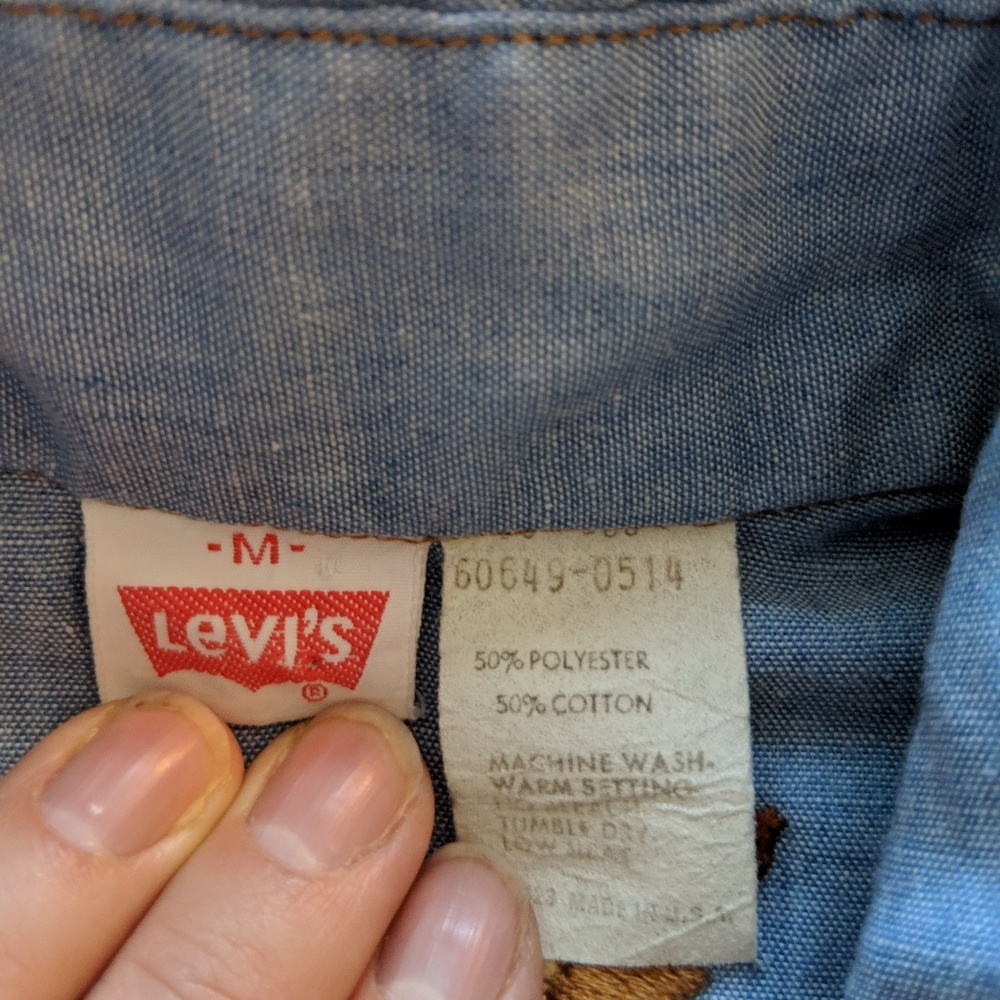 Vintage levis button up. Embroidered. Bicentennial - Picture 5 of 6